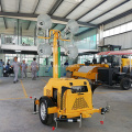 Tour légère mobile de remorque industrielle de secours pour extérieur